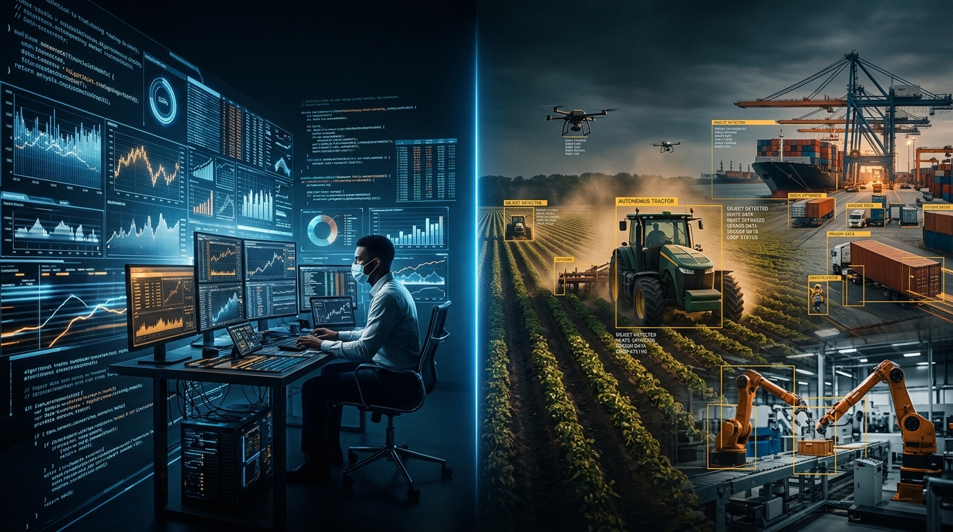 La Próxima Ola de IA Podría Estar Donde Aún Falta Conectar el Mundo Físico